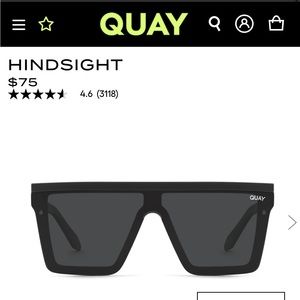 NWT Quay Hindsight Sunglasses
